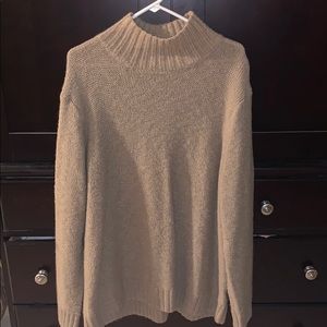 Oversized Camel Sweater